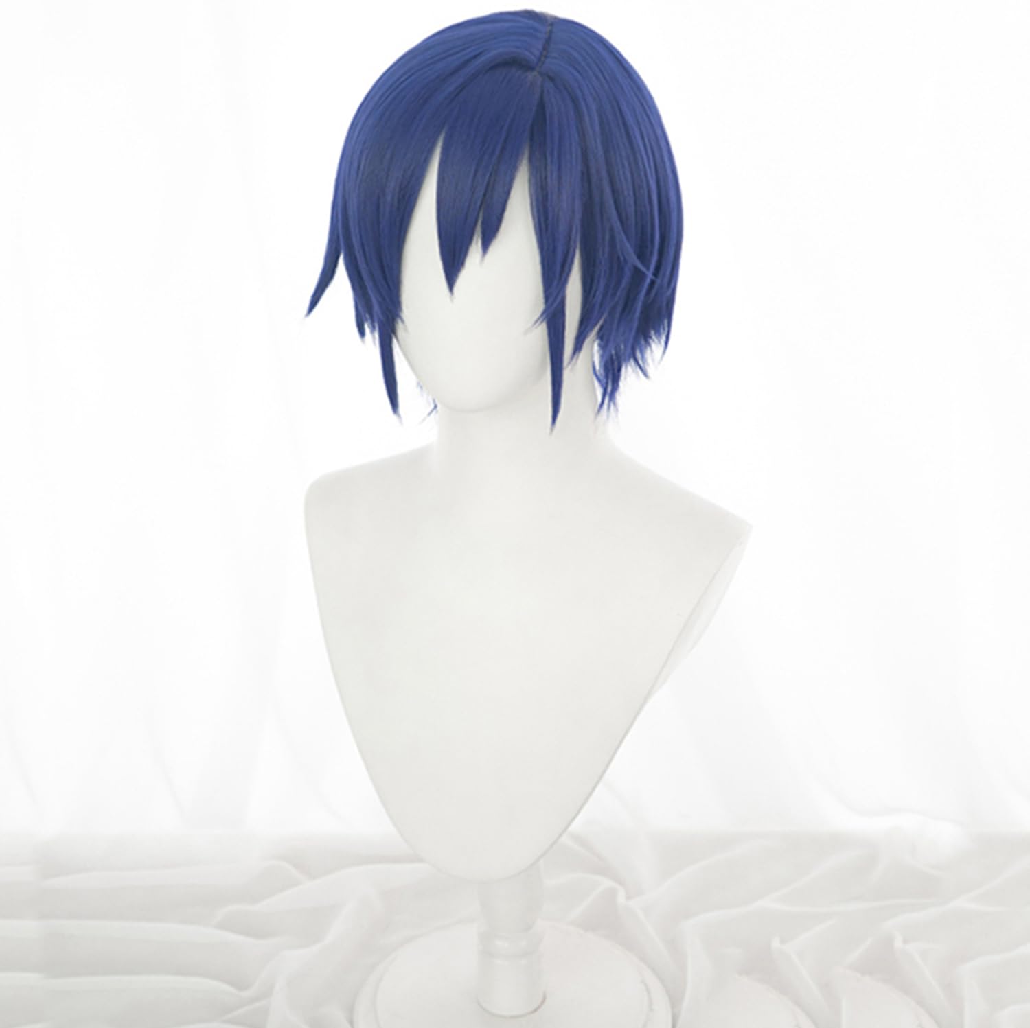 kaito ウィッグオーダーメイド品 コスプレ耐熱ウィッグ 汎用カラー ブルー ショートウィッグ ☆VOCALOID